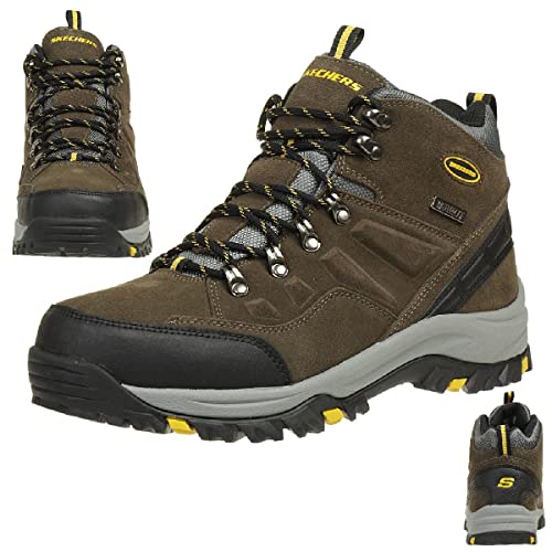 Skechers Men's Khaki Hiking Boot, Size 13 Wide