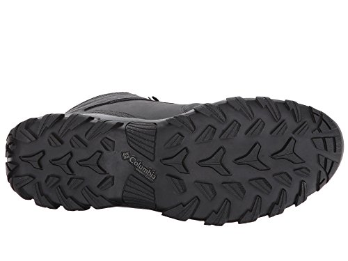 Columbia Men's Waterproof Hiking Boot, High-Traction Grip, Shark/Black