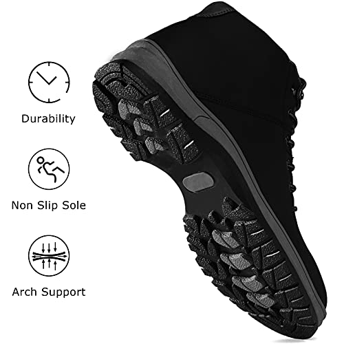 Men's Lightweight Water Resistant Hiking Boots - Anti-Slip