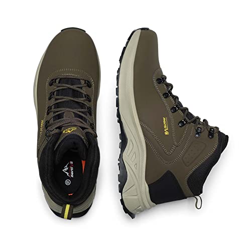 NORTIV 8 Men's Waterproof Hiking Boots, Size 12