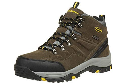 Skechers Men's Khaki Hiking Boot, Size 13 Wide