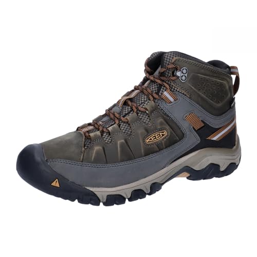 KEEN Targhee 3 Mid Waterproof Hiking Boots, Black