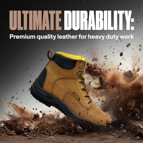 Ever Boots Premium Leather Waterproof Work Boots for Hiking