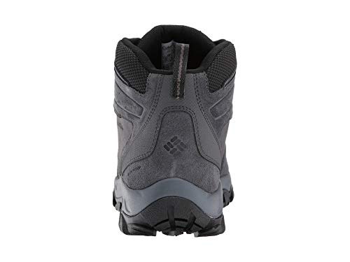Columbia Men's Waterproof Hiking Boot, High-Traction Grip, Shark/Black