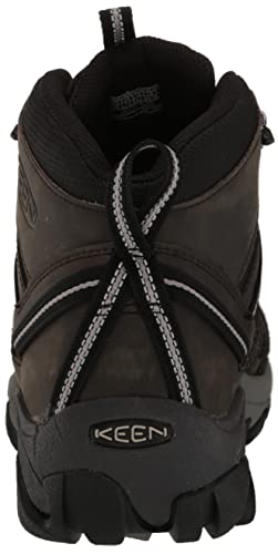 KEEN Men's Voyageur Mid Hiking Boots, Steel Grey/Scarlet