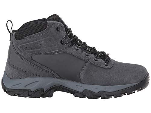 Columbia Men's Waterproof Hiking Boot, High-Traction Grip, Shark/Black