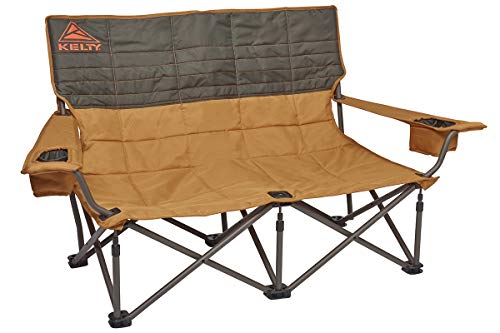 Kelty Low Loveseat for Camping in Canyon Brown/Beluga