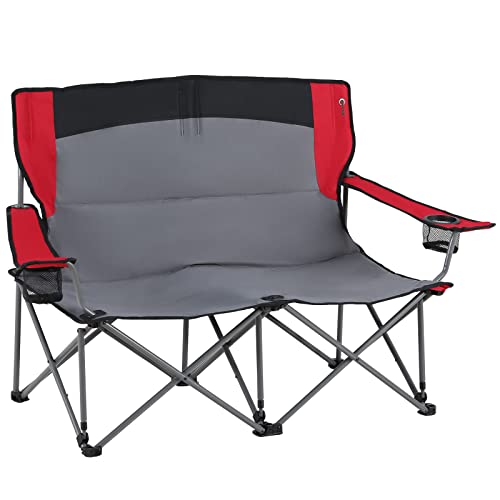 PORTAL 2-Person Loveseat Oversized Camping Chair, Cup Holder