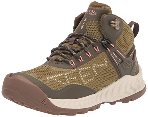 KEEN Women's Evo Mid Waterproof Hiking Boots, Olive