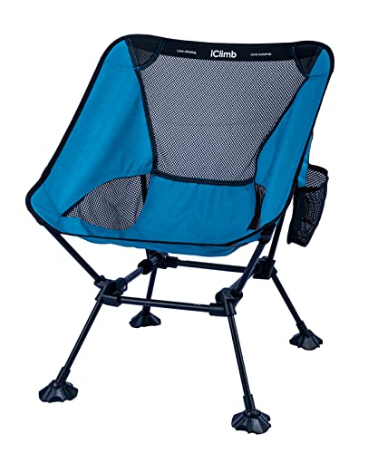 iClimb Ultralight Compact Beach Chair with Back Support