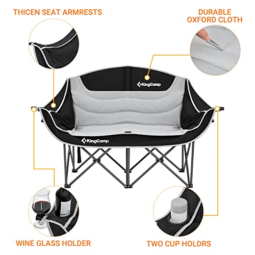 KingCamp Double Camping Loveseat for Adult Outdoor Activities