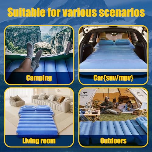 INFLATEFLY Inflatable Car Mattress: Built-in Pump, Sleep Pad