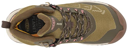 KEEN Women's Evo Mid Waterproof Hiking Boots, Olive