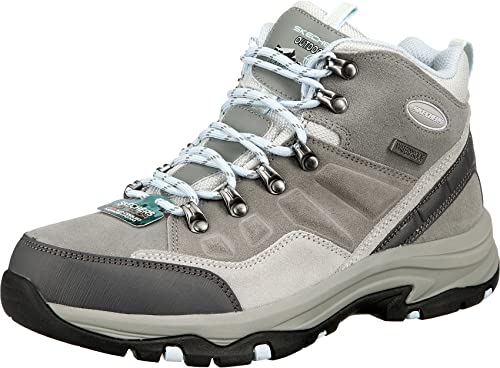 Skechers Women's Grey Hiker Boots - Size 8