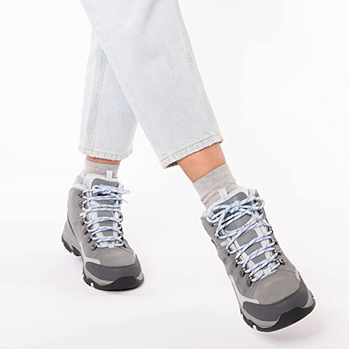 Skechers Women's Grey Hiker Boots - Size 8