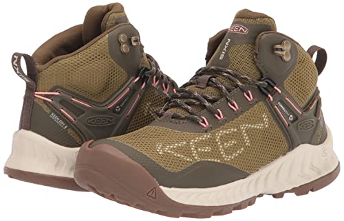 KEEN Women's Evo Mid Waterproof Hiking Boots, Olive
