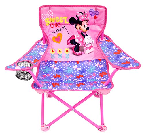 Minnie Kids Camp Chair: Portable Fold N Go Chair