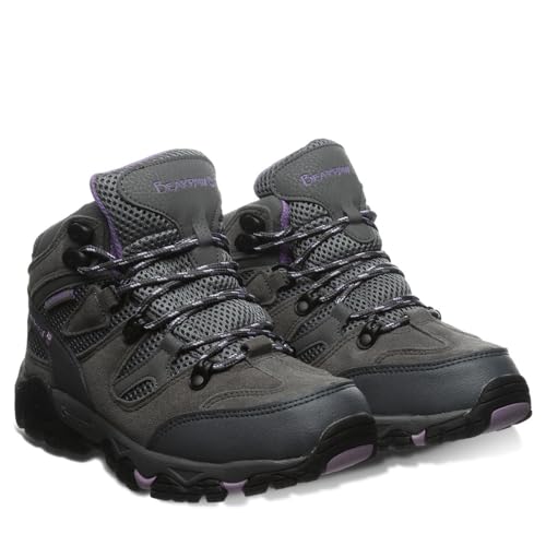 BEARPAW Women's Gray Fog Hiking Boot, Size 8