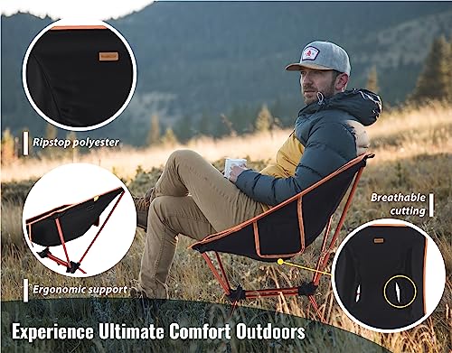Portable Camping Chairs for Adults, Lightweight Folding Camp Chair