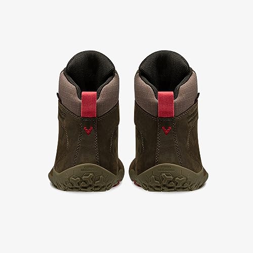 Women's Leather Barefoot Hiking Boot with Thermal Protection