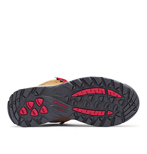 Columbia Women's Waterproof Hiking Boots, Elk/Mountain Red, Size 8