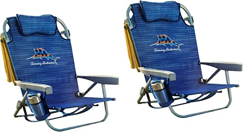 2 Pack Tommy Bahama Beach Chairs: Sailfish and Palms