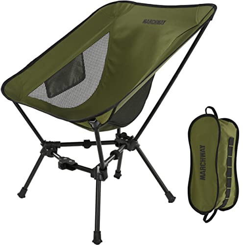 MARCHWAY Lightweight Folding Camping Chair for Outdoor Activities