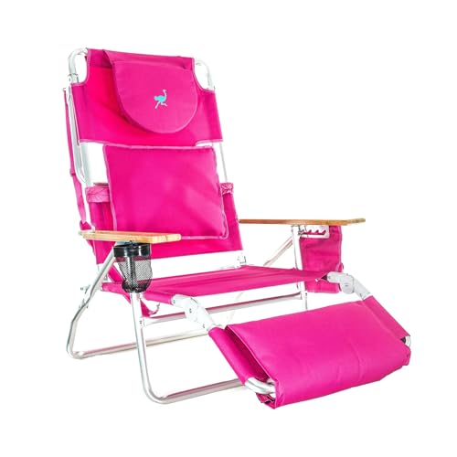 Ostrich Deluxe 3-in-1 Beach Chair: Portable Recliner