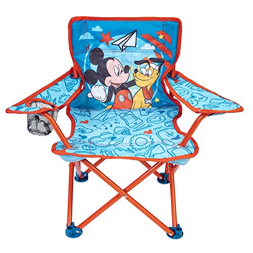 Mickey Mouse Kids Foldable Camp Chair with Carry Bag