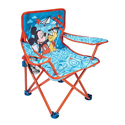 Mickey Mouse Kids Foldable Camp Chair with Carry Bag