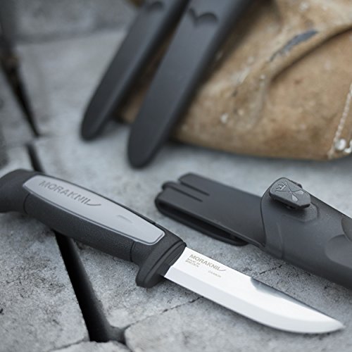 Morakniv Craftline Robust Fixed-Blade Knife, Carbon Steel Blade