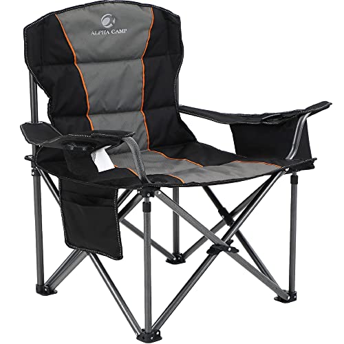 Oversized Folding Camping Chair, 450 LBS Support, Portable