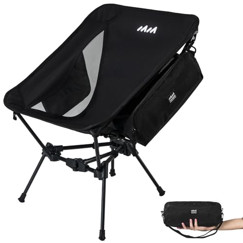 MISSION MOUNTAIN UltraPort Portable Camping Chair - Black
