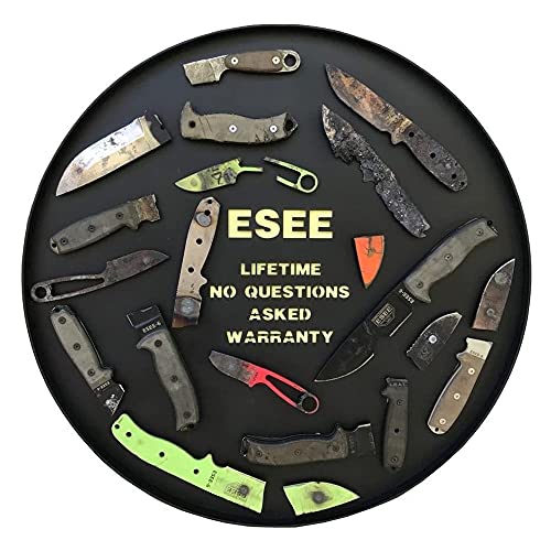 ESEE-4 Carbon Steel Knife with Black Sheath