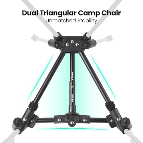 MISSION MOUNTAIN UltraPort Portable Camping Chair - Black