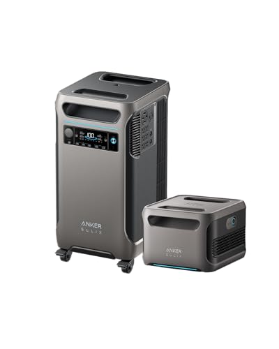 Anker SOLIX F3800 Portable Power Station, 7.68kWh, 6000W