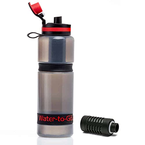 Portable Water Filter Bottle for Outdoor Adventure - BPA-Free