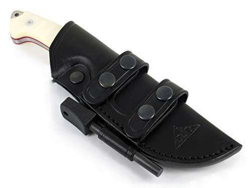 AXARQUIA Full Tang Survival Bushcraft Knife for Camping