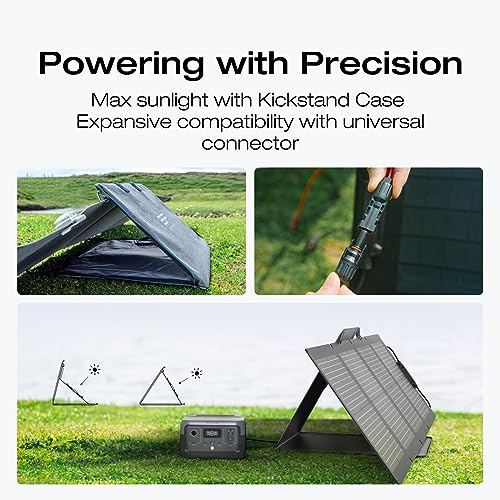 Foldable 110W Solar Panel for Camping and RVs