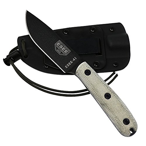 ESEE 4HM Fixed Blade Knife with Micarta Handle