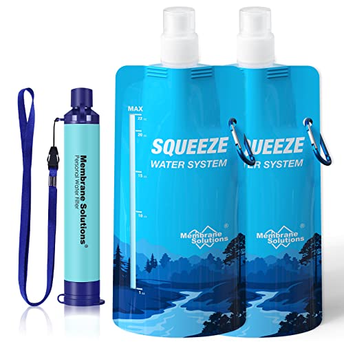 Portable 5-Stage Water Purification Unit for Travel, Camping
