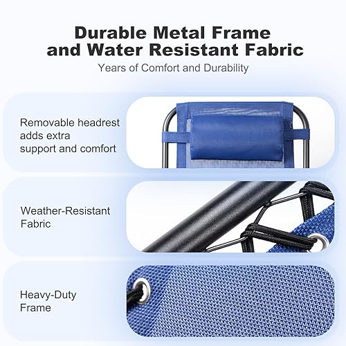 Nazhura Set of 2 Zero Gravity Beach Chairs