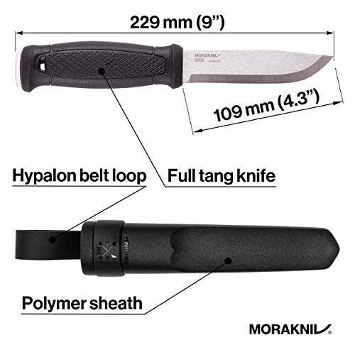 Morakniv Garberg Stainless Steel Survival Knife With Sheath