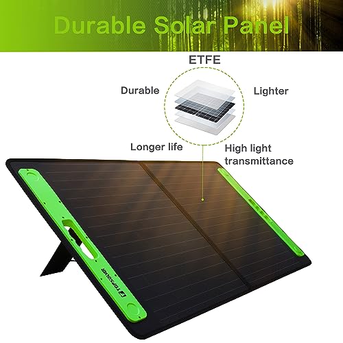 TopSolar 100W Portable Solar Panel Charger Kit