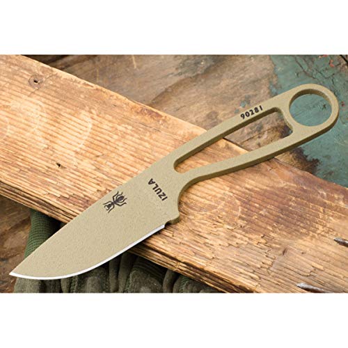 ESEE Izula Fixed Blade Knife with Sheath - Dark Earth
