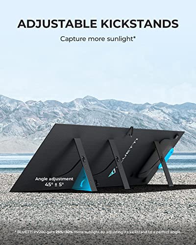 BLUETTI 200W Foldable Solar Charger for Camping RV