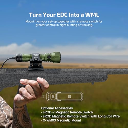 OLIGHT Javelot Rechargeable Tactical Flashlight, 1,350 Lumens