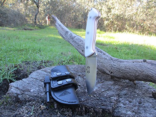 AXARQUIA Full Tang Survival Bushcraft Knife for Camping