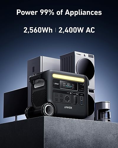 Anker SOLIX F2600 Portable Power Station, Solar Generator