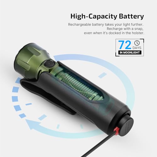 OLIGHT Javelot Rechargeable Tactical Flashlight, 1,350 Lumens